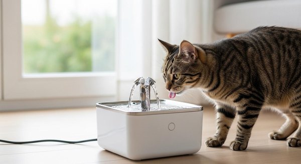 Fontaine à eau pour chat : la solution idéale pour hydrater votre félin
